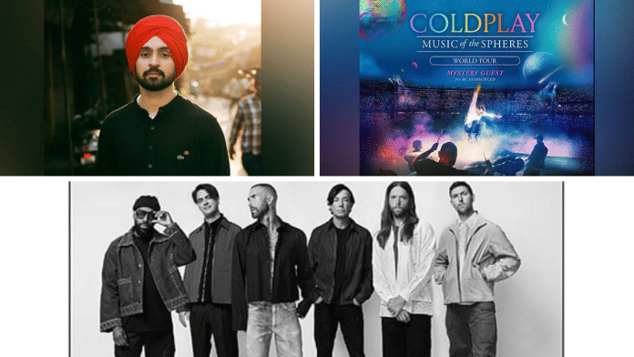 Diljit Dosanjh, Coldplay, and Maroon 5 | Instagram
