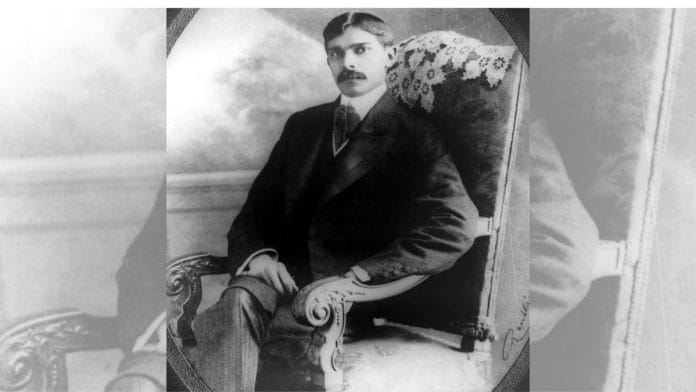Jinnah as a young man