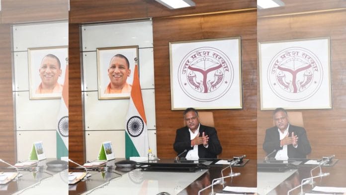 UP Chief Secretary Manoj Kumar Singh | Credit: Facebook/Manoj Kumar Singh