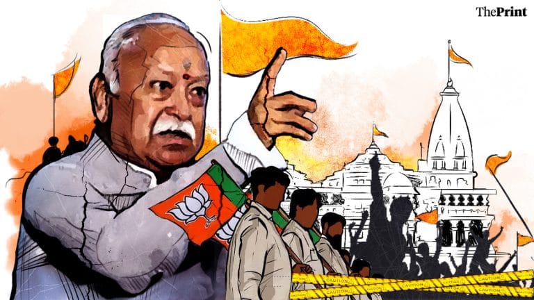 Bhagwat blows the whistle on mandir-masjid frenzy. Asks if a crow can sit atop a temple & become an eagle