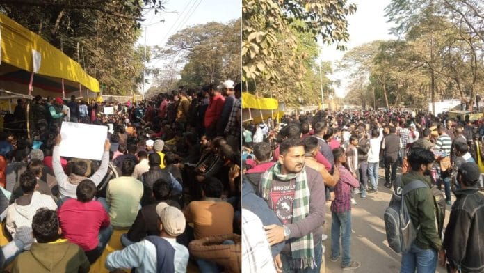 Protesting BPSC aspirants | By Special arrangement |