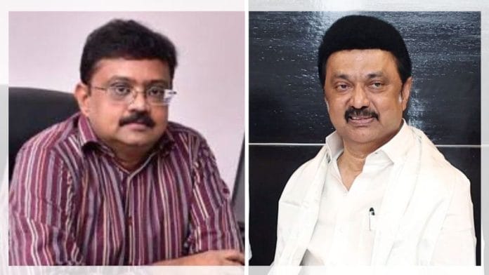 File photos of Udhayachandran & Stalin | ANI/ThePrint