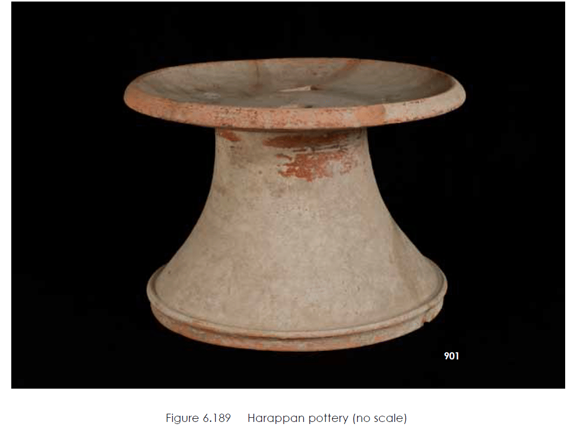 Harappan Dish on Stand | Credit: Excavation at Kanmer (report) 2005-06 to 2008-09; J.S.Kharakwal et al 2012