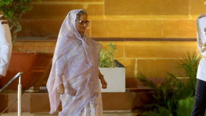 File photo of Sheikh Hasina | Praveen Jain, ThePrint