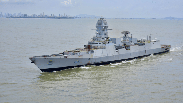 File photo of INS Surat | Image via Commons