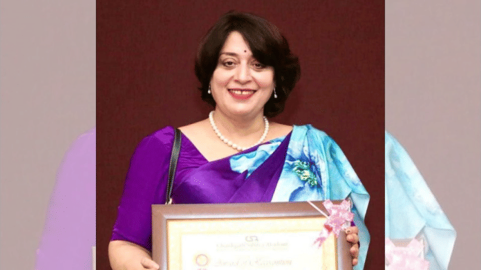 In her role as home secretary, 1990-batch IAS officer Sumita Misra will be working in close coordination with CM Nayab Saini, who also heads the home department | By Special Arrangement