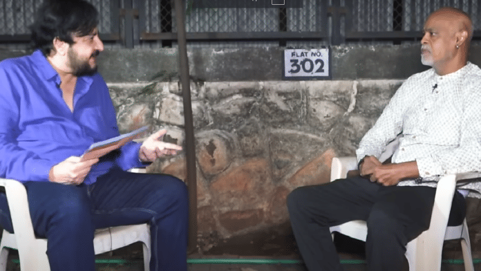 Screengrab of the interview featuring former India cricketer Vinod Kambli