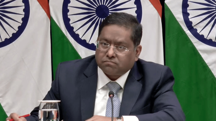 MEA spokesperson Randhir Jaiswal | X