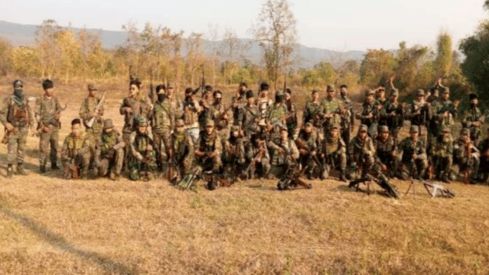 Photo of armed UNLF cadre recovered from the mobile phone of Thokchom Gyaneshor | Pic courtesy: ED