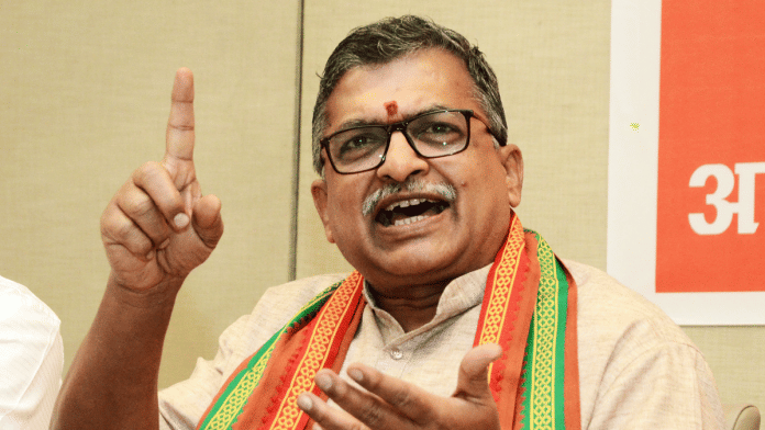 File photo of VHP senior functionary Milind Parande | ANI