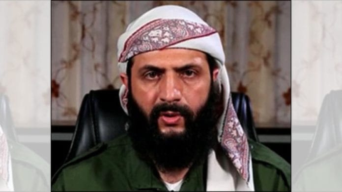 File photo: Abu Muhammad al-Jawlani, leader of insurgent group Hayat Tahrir al-Sham | rewardsforjustice.net