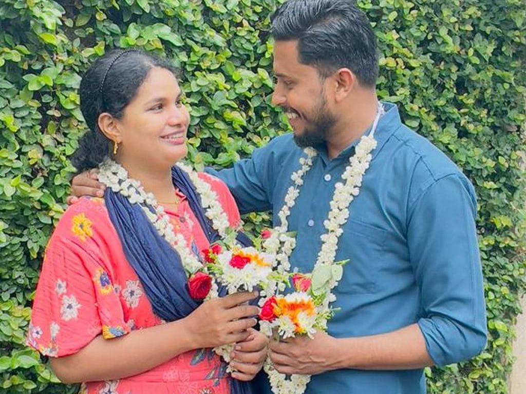 Secular Matrimony couple 