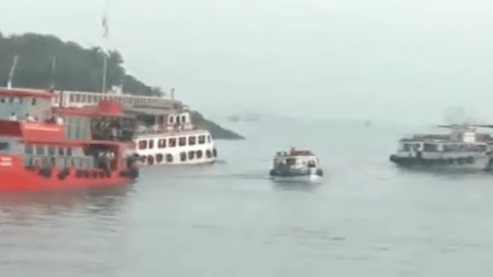 Visuals from Gateway of India | Screen grab | X\@ANI