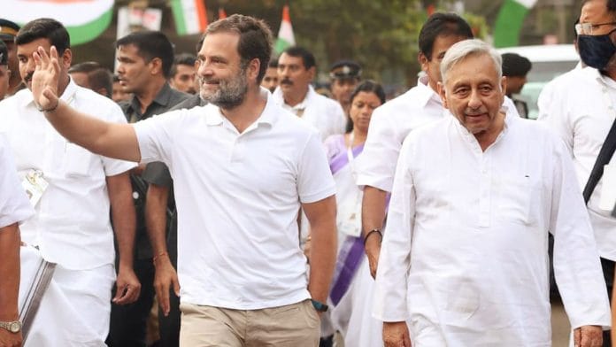 File photo of Rahul Gandhi and Mani Shankar Aiyar | ANI