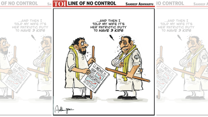 Sandeep Adhwarya for The Times of India | X/@CartoonistSan