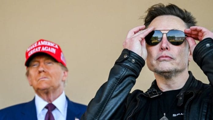 US President-elect Donald Trump and tech billionaire Elon Musk