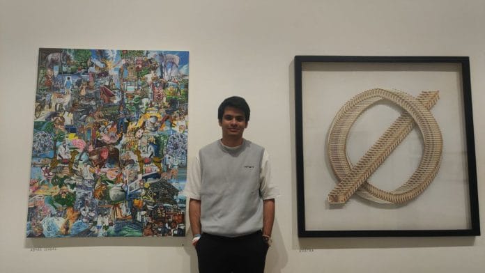 Raihan Vadra, visual and installation artist, and the chief curator behind the You Cannot Miss This art show | Sakshi Mehra, ThePrint