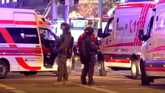 File image of secuirty forces at site of a Christmas market in central Germany after a driver rammed a car into a large crowd | Image on File | Reuters