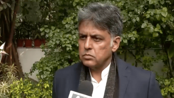 Congress MP Manish Tewari | Screen grab from ANI