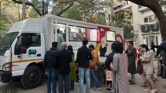The 'music bus' was unveiled in Delhi Tuesday | Zenaira Bakhsh | ThePrint