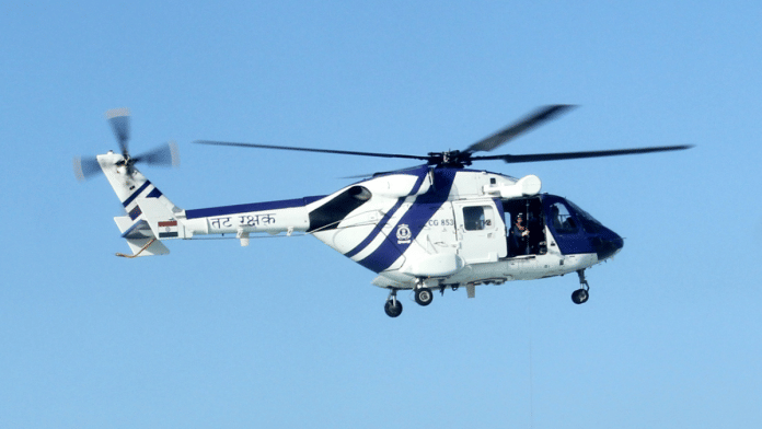 ICG chopper ALH Dhruv | File Photo | Commons