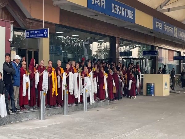 Followers bid farewell to Dalai Lama as he leaves for Karnataka