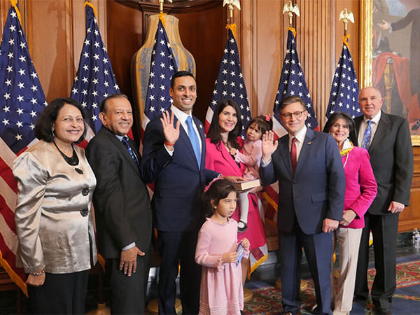 Suhas Subramanyam sworn into US Congress as first Indian-American to represent Virginia's 10th District