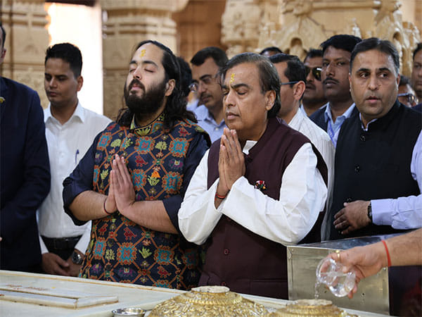 Mukesh Ambani, Anant Ambani offer prayers at Somnath Temple in Gujarat 