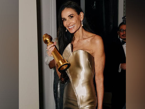 Demi Moore celebrates her first Golden Globe win with heartfelt Instagram post