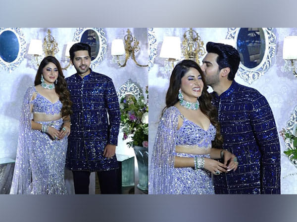 Armaan Malik plants sweet kiss on wife Aashna Shroff at their lavish wedding party; check pics 