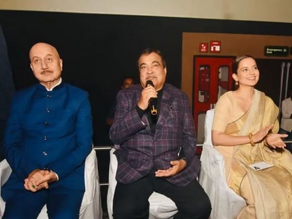 Nitin Gadkari attends special screening of 'Emergency' film with Kangana Ranaut, Anupam Kher