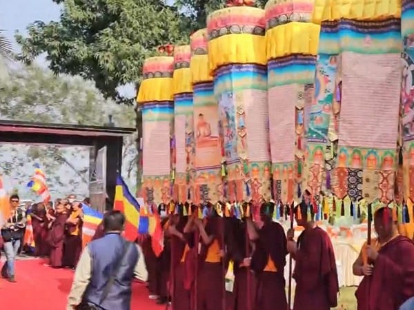 Over 1200 Buddhist monks from across the world gather in Odisha to participate in first Guru Padmasambhava Chanting Program 