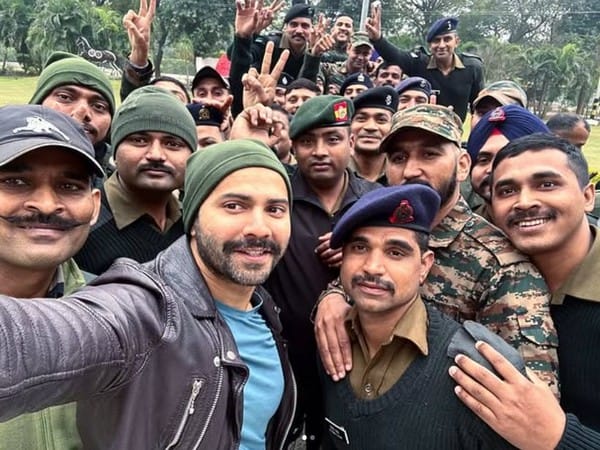 Varun Dhawan preps with real life heroes for 'Border 2'