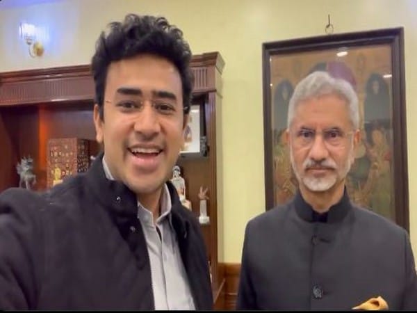 BJP's Tejasvi Surya meets Jaishankar ahead of US Consulate opening in Bengaluru, exchanges sweets