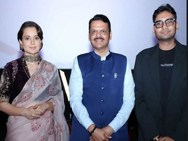 EaseMyTrip promoter Nishant Pitti joins Kangana Ranaut, CM Fadnavis for 'Emergency' screening