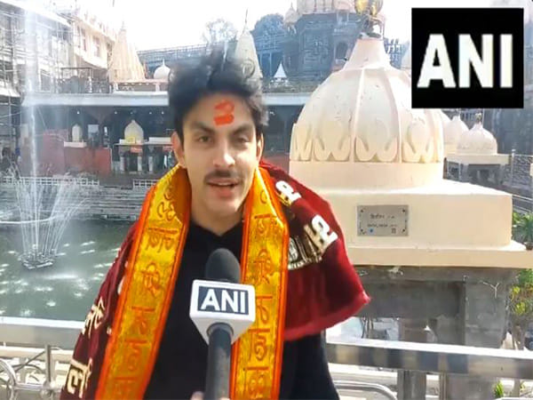 Veer Pahariya seeks blessings at Mahakaleshwar Temple ahead of 'Skyforce' release