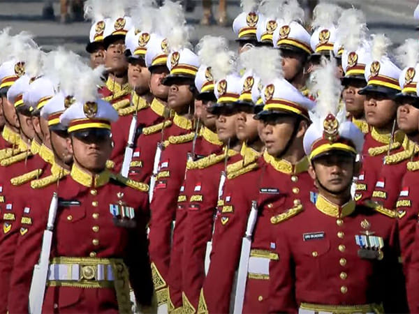 Indonesian armed forces contingent participates in Republic Day Parade