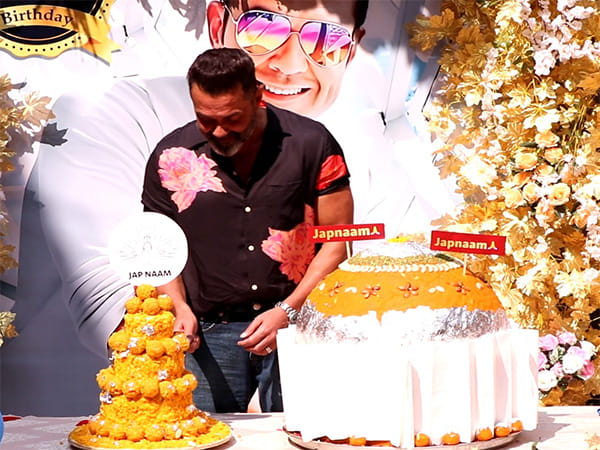 Bobby Deol celebrates 56th birthday with fans, cuts huge 'ladoo', poses with fans