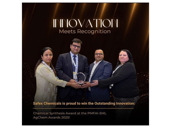 Safex Chemicals Wins Prestigious Innovation Award at PMFAI Annual AgChem Awards 2025