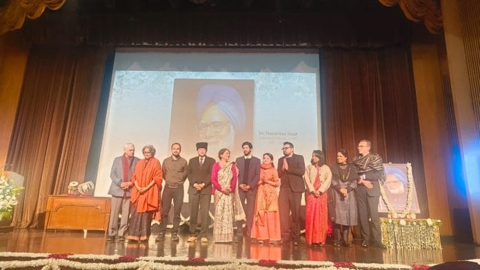 Dr Manmohan Singh's immediate family at remembrance event in New Delhi, Saturday | Sourav Roy Barman | ThePrint