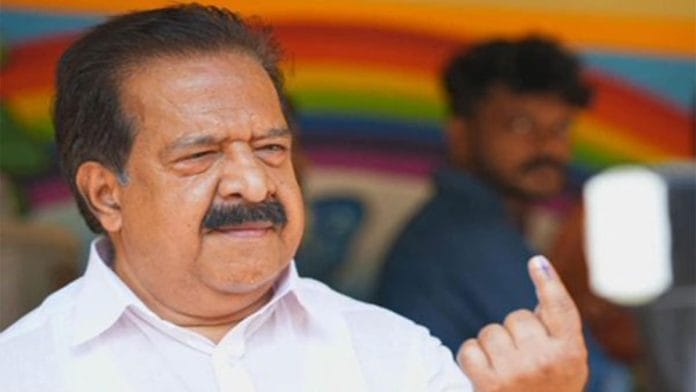 File photo of Congress MLA Ramesh Chennithala | ANI