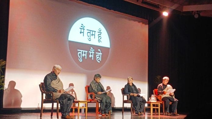 The performances were based on the writings—poetry, prose, and anecdotes—of prominent Hindi writers Mohan Rakesh, Bhisham Sahni, Krishna Sobti, Agyeya, and Yashpal. | Almina Khatoon | ThePrint