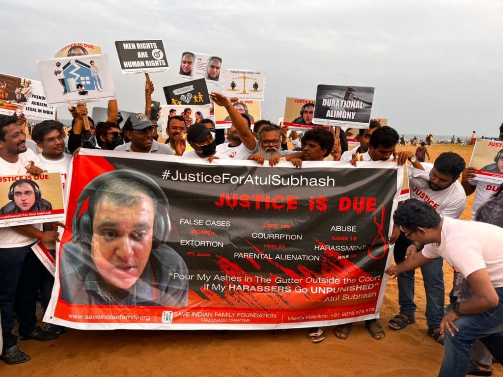 A protest by the Tamil Nadu chapter of the SIFF | X / @RevInsanity108