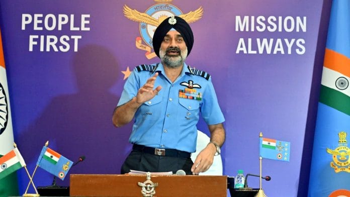 File photo of Chief of the Air Staff (CAS) Air Chief Marshal A.P. Singh | ANI