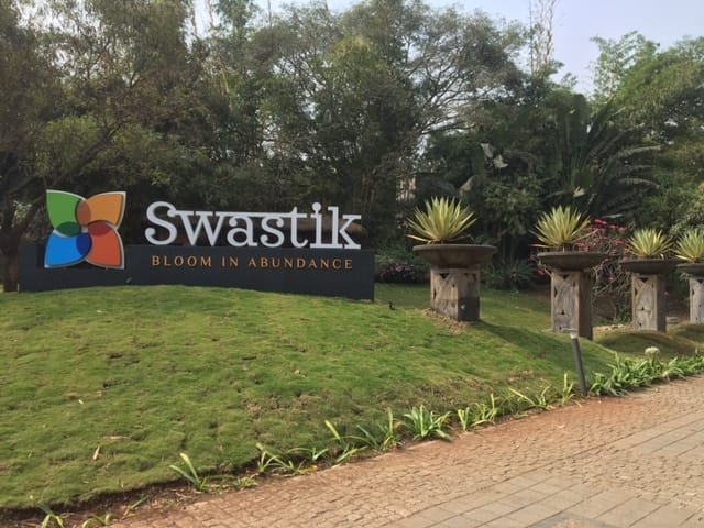 Main entrance of Swastik Wellbeing resort in Pune | Photo: Amrtansh Arora, ThePrint