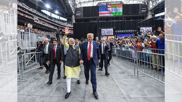 A file photo of Prime Minister Narendra Modi with US President Donald Trump. | ANI