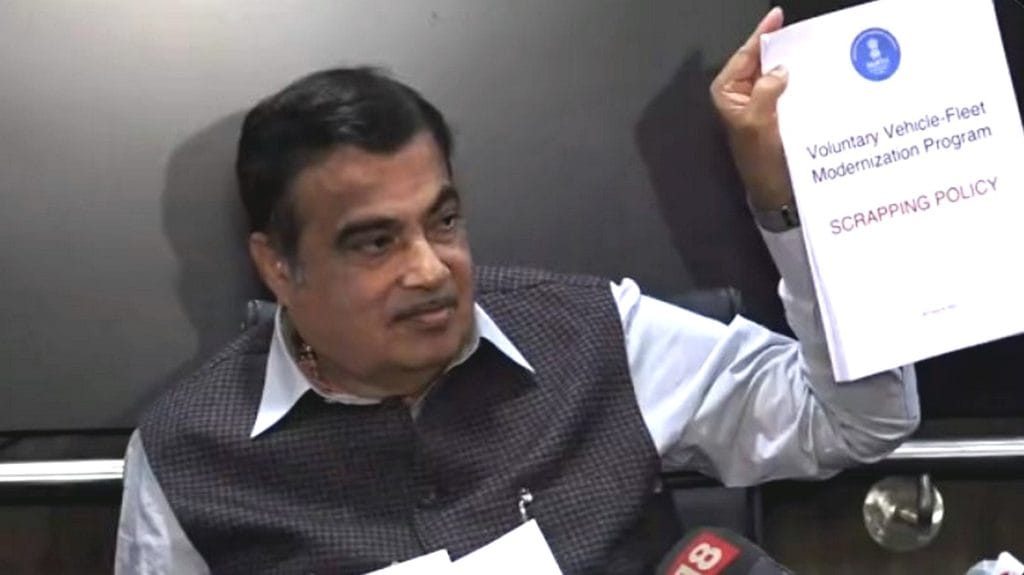 vehicle scrapping policy nitin gadkari 