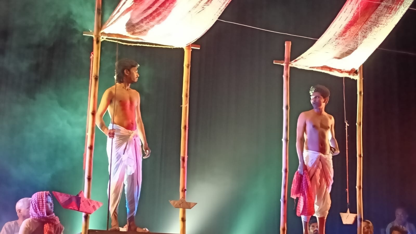 Aksharik is bolstered by stunning visuals and evocative scenes | Photo courtesy Aneek Theatre Group