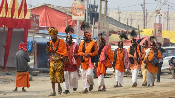 Devotees attend Day 1 of the Mahakumbh | Suraj Singh Bisht | ThePrint