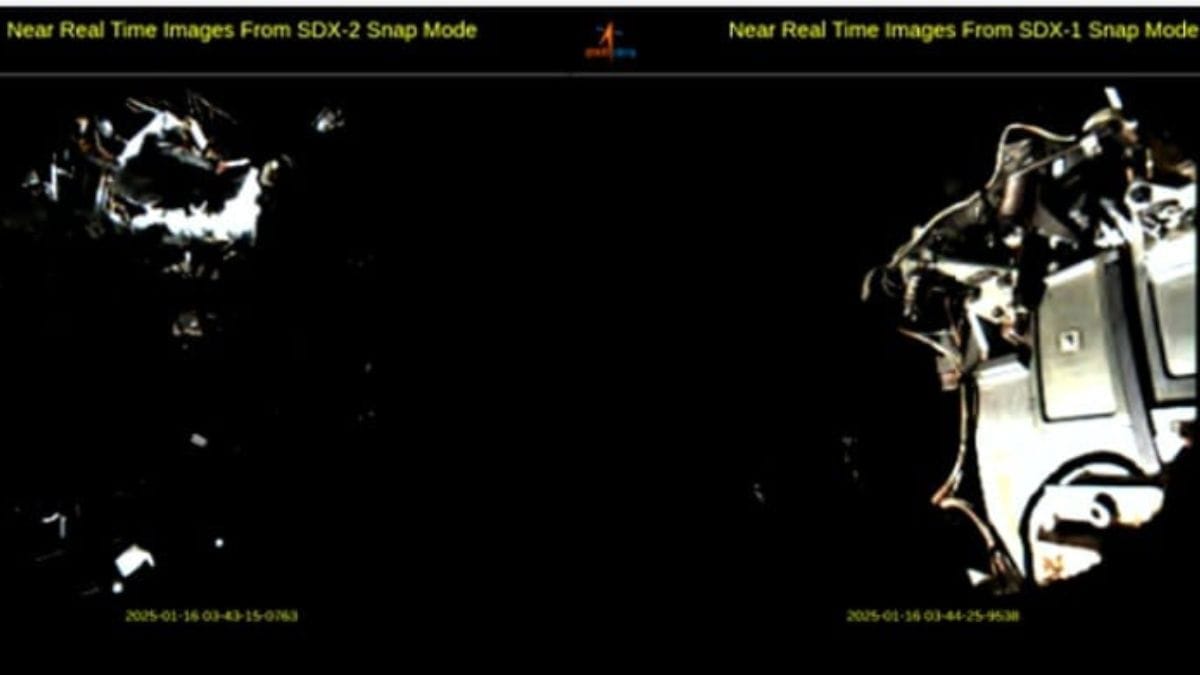 SpaDeX docking | X/@ISRO